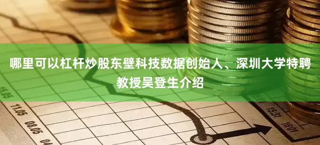 哪里可以杠杆炒股东壁科技数据创始人、深圳大学特聘教授吴登生介绍