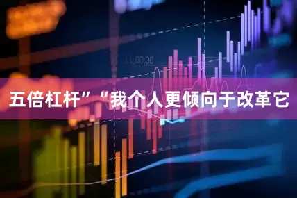 五倍杠杆”“我个人更倾向于改革它